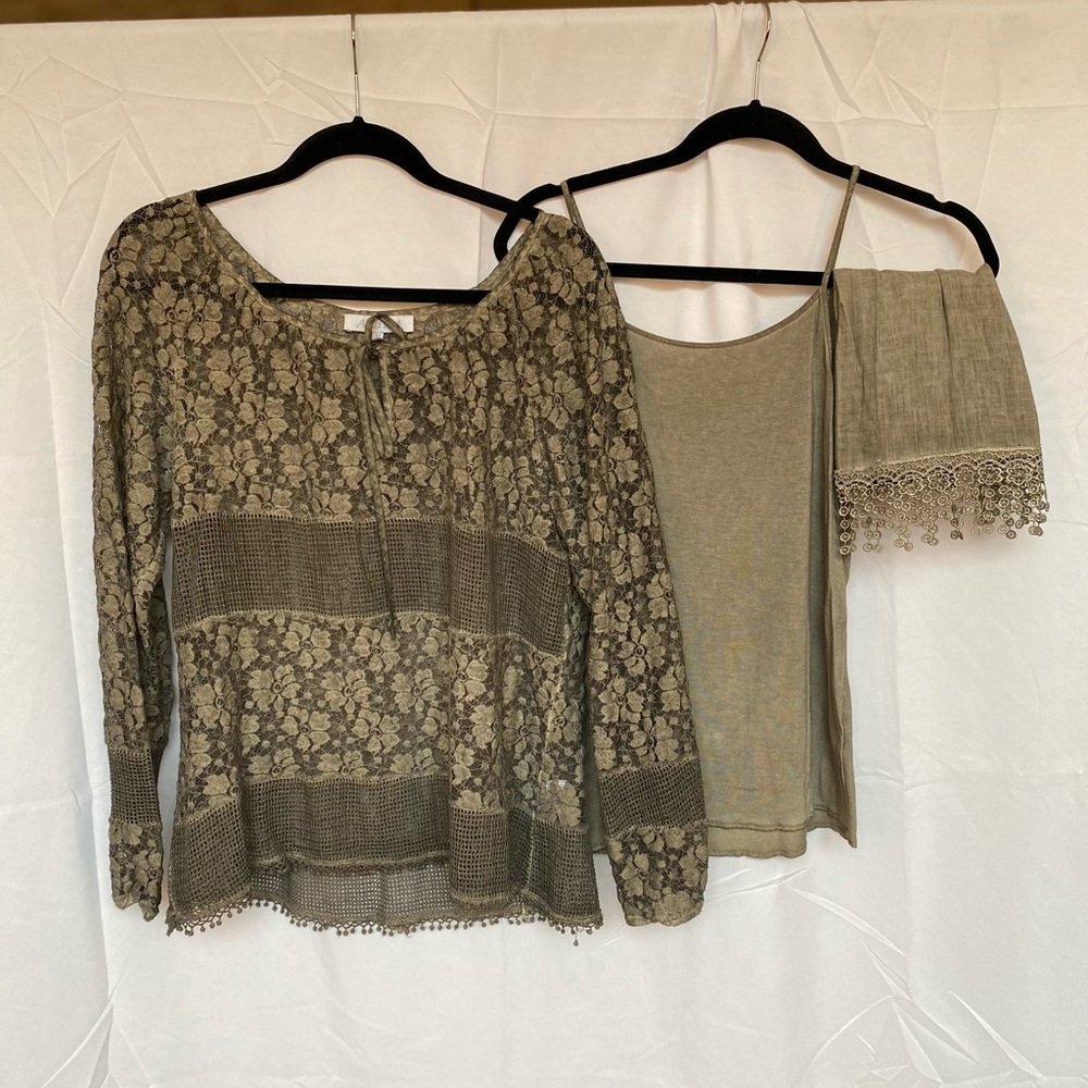 AZIZA top 3 piece set. Size M
